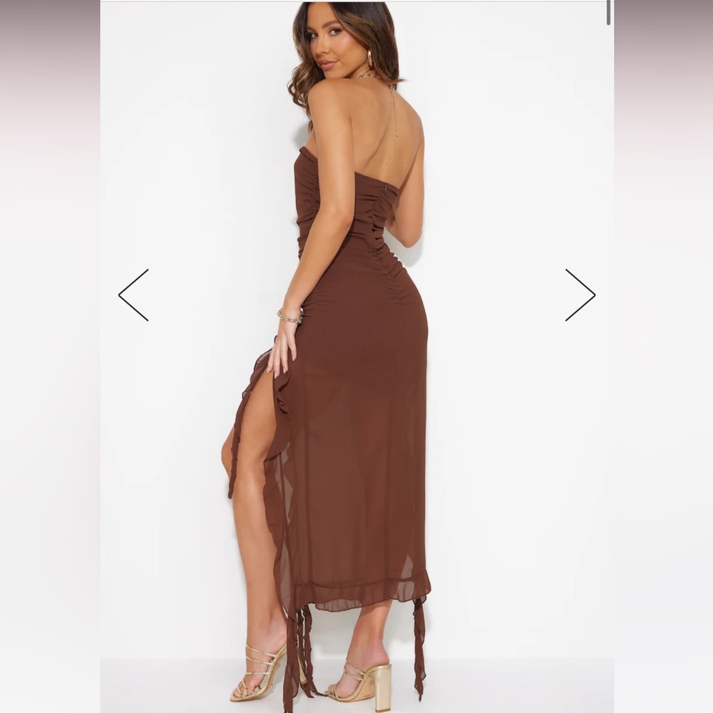 LIONESS RENDEZVOUS DRESS - CHOCOLATE - Picture 2 of 6